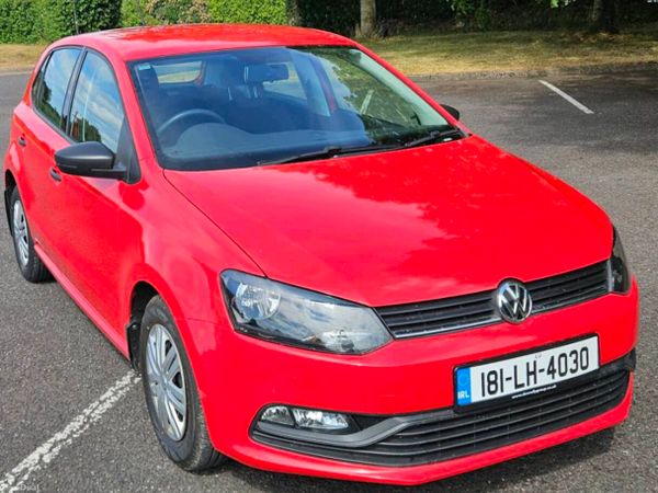 Volkswagen Polo Hatchback, Petrol, 2018, Red