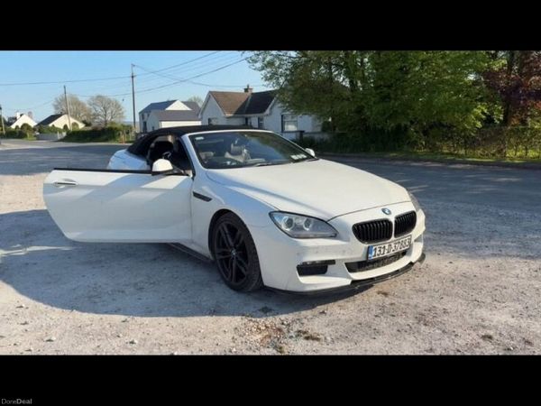 BMW 6-Series Convertible, Diesel, 2013, White