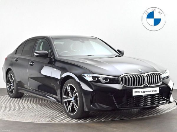 BMW 3-Series Saloon, Petrol Plug-in Hybrid, 2024, Black