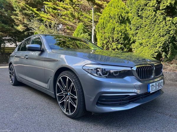 BMW 5-Series Saloon, Petrol Plug-in Hybrid, 2017, Blue