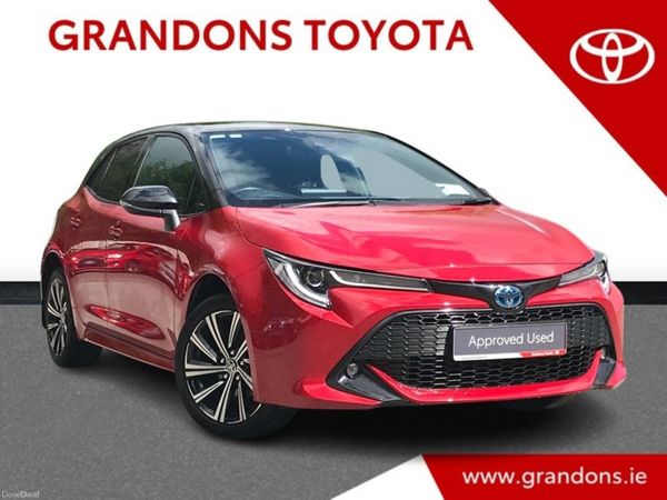 Toyota Corolla Hatchback, Petrol Hybrid, 2023, Red