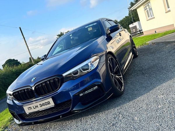 BMW 5-Series Saloon, Diesel, 2017, Blue