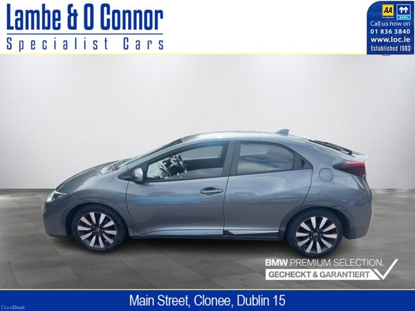 Honda Civic Hatchback, Petrol, 2016, Grey