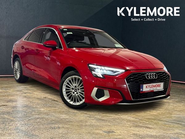 Audi A3 Saloon, Petrol, 2021, Red