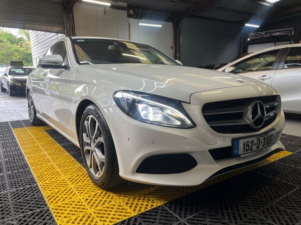 Mercedes-Benz C-Class Saloon, Petrol Plug-in Hybrid, 2015, White