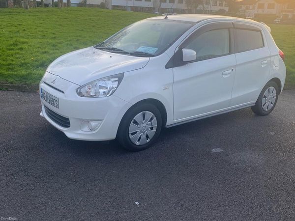 Mitsubishi Mirage Hatchback, Petrol, 2013, White