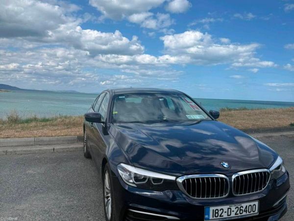BMW 5-Series Saloon, Petrol Plug-in Hybrid, 2018, Blue