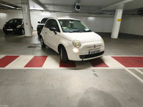 Fiat 500 Hatchback, Petrol, 2010, White