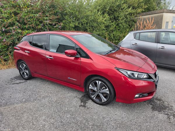 Nissan Leaf Hatchback, Electric, 2019, Red