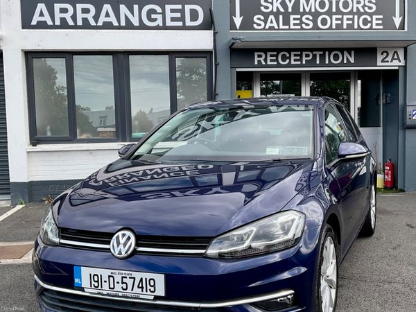 Volkswagen Golf Hatchback, Petrol, 2019, Blue