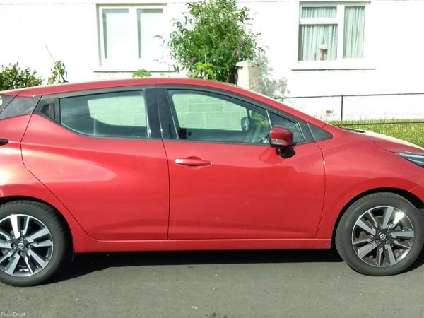 Nissan Micra Hatchback, Petrol, 2019, Red
