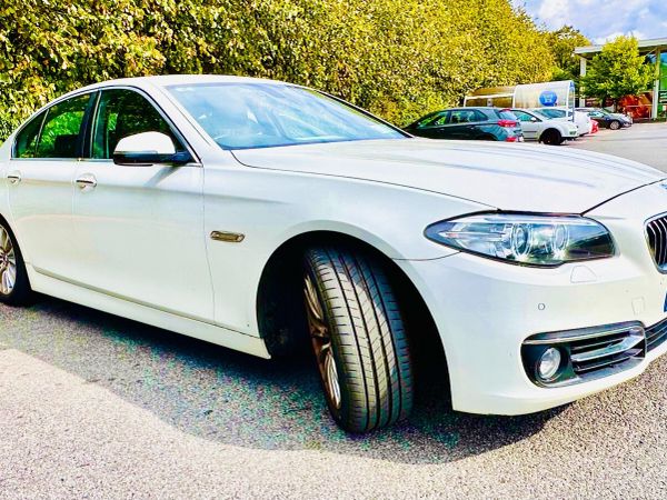 BMW 5-Series Saloon, Diesel, 2014, White