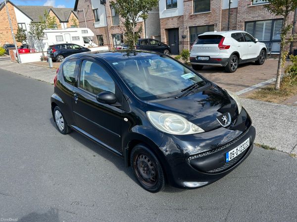 Peugeot 107 Hatchback, Petrol, 2005, Black
