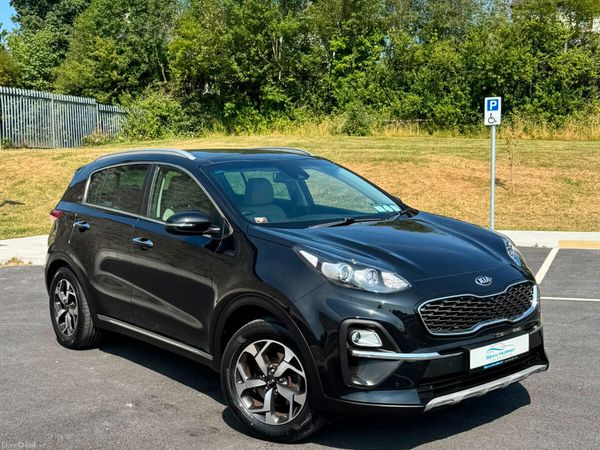 Kia Sportage SUV, Diesel Hybrid, 2021, Black