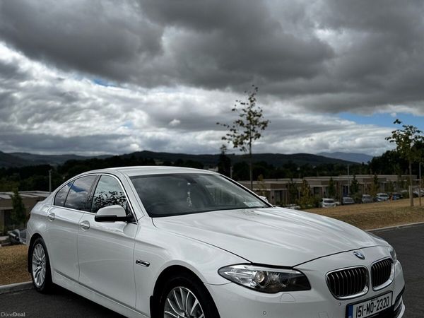 BMW 5-Series Saloon, Diesel, 2015, White