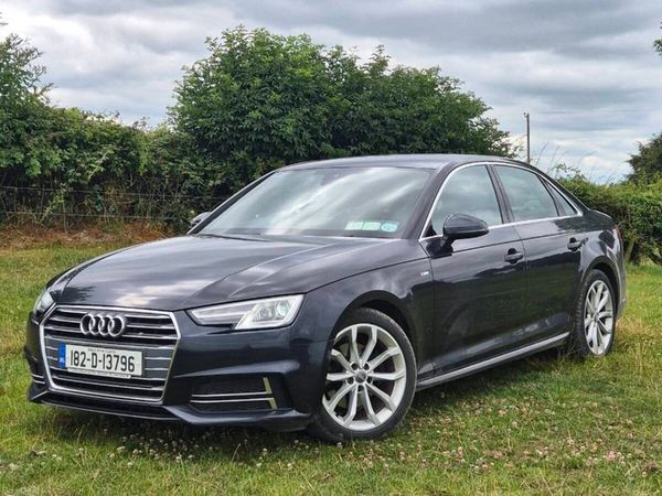 Audi A4 Saloon, Diesel, 2018, Blue