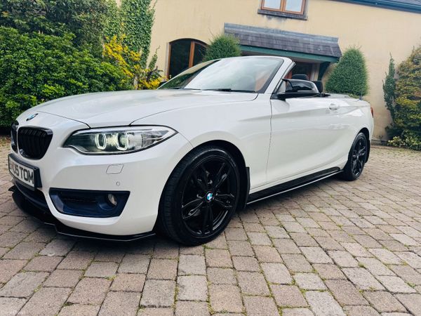 BMW 2-Series Convertible, Diesel, 2015, White