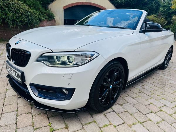 BMW 2-Series Convertible, Diesel, 2015, White