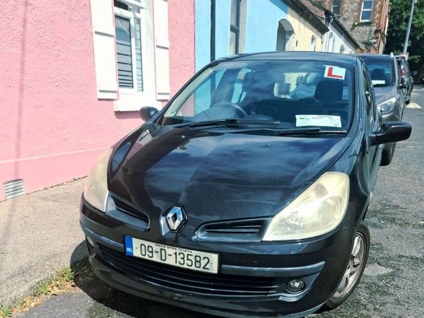 Renault Clio Hatchback, Ethanol Petrol, 2009, Black