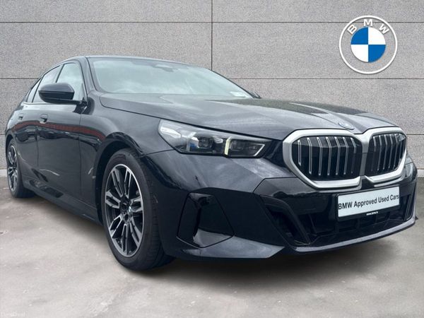 BMW 5-Series Saloon, Petrol Plug-in Hybrid, 2025, Black