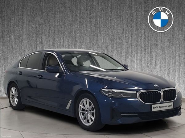 BMW 5-Series Saloon, Diesel, 2021, Blue
