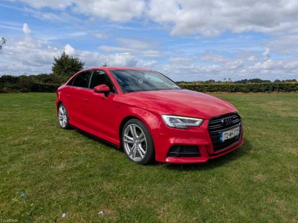 Audi A3 Saloon, Diesel, 2017, Red