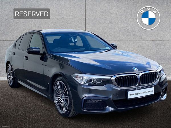 BMW 5-Series Saloon, Petrol, 2020, Grey