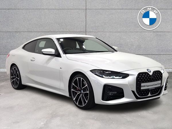 BMW 4-Series Coupe, Diesel Hybrid, 2023, White