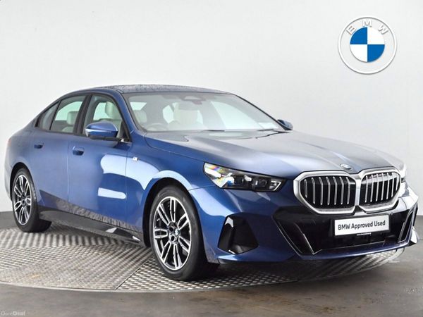 BMW 5-Series Saloon, Petrol, 2024, Blue