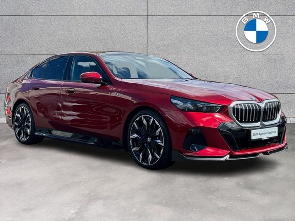 BMW 5-Series Saloon, Petrol Plug-in Hybrid, 2026, Red