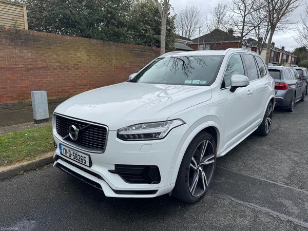 Volvo XC90 SUV, Diesel Plug-in Hybrid, 2017, White