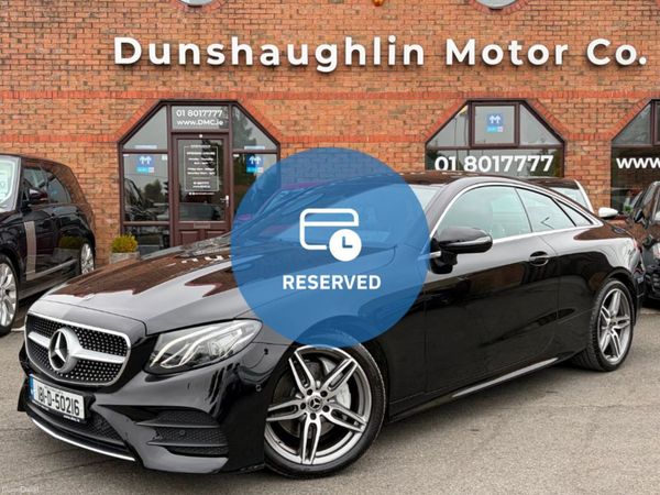 Mercedes-Benz E-Class Coupe, Diesel, 2018, Black