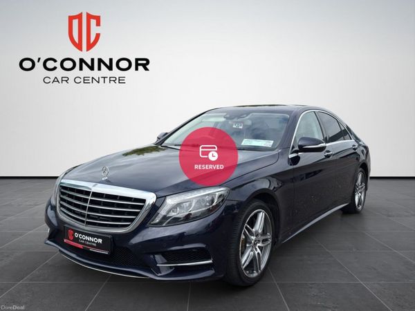 Mercedes-Benz S-Class Saloon, Diesel, 2017, Blue