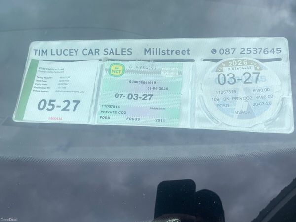 Ford Focus Hatchback, Diesel, 2011, Black