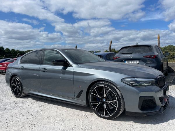 BMW 5-Series Saloon, Diesel, 2021, Blue