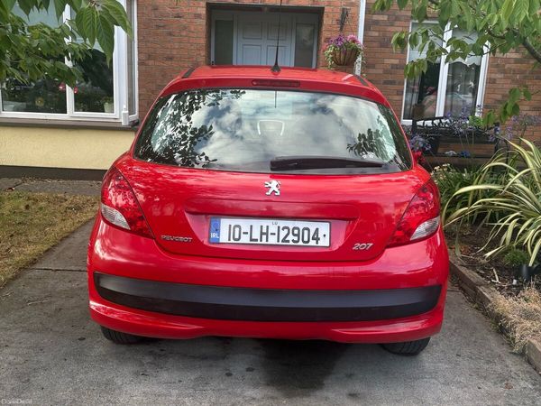 Peugeot 207 Hatchback, Diesel, 2010, Red