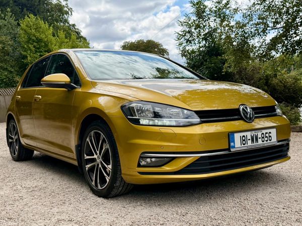 Volkswagen Golf Hatchback, Petrol, 2018, Yellow