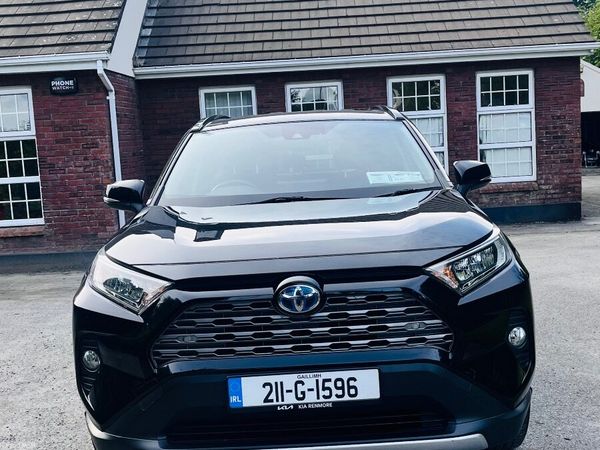 Toyota RAV4 SUV, Petrol Hybrid, 2021, Black