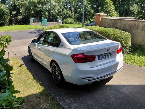 BMW 3-Series Saloon, Petrol Plug-in Hybrid, 2017, White