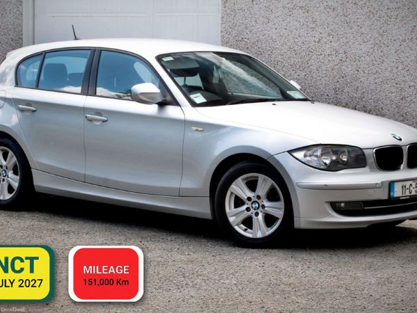 BMW 1-Series Hatchback, Diesel, 2011, Silver