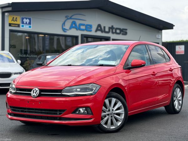 Volkswagen Polo Hatchback, Petrol, 2019, Red