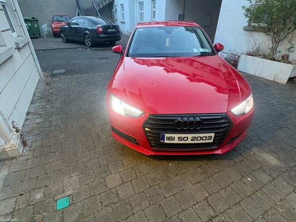 Audi A4 Saloon, Diesel, 2016, Red