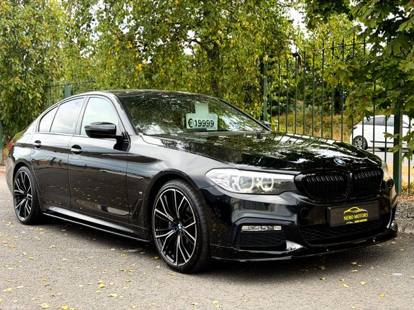 BMW 5-Series Saloon, Petrol Plug-in Hybrid, 2017, Black