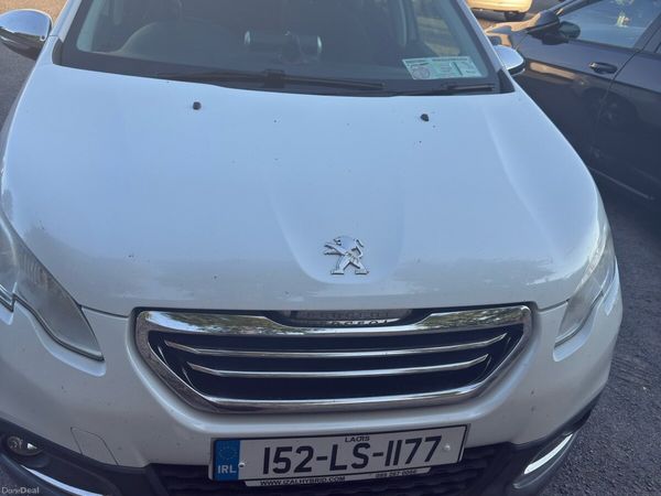 Peugeot 2008 SUV, Petrol, 2015, White