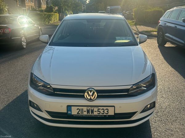 Volkswagen Polo Hatchback, Petrol, 2021, White