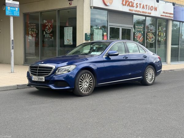 Mercedes-Benz C-Class Saloon, Diesel, 2014, Blue