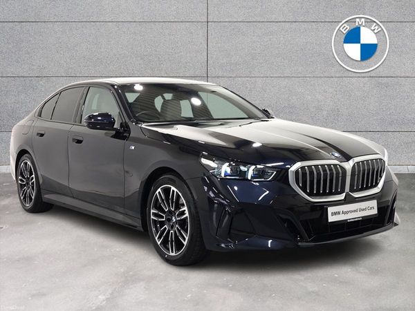 BMW 5-Series Saloon, Petrol, 2024, Black