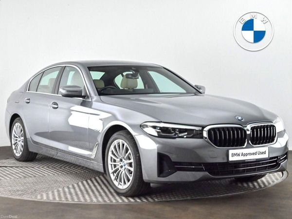 BMW 5-Series Saloon, Petrol Plug-in Hybrid, 2023, Grey