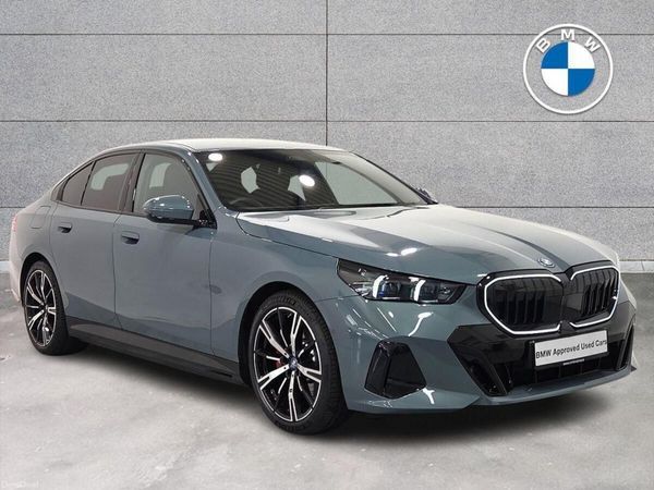 BMW 5-Series Saloon, Petrol Plug-in Hybrid, 2025, Green