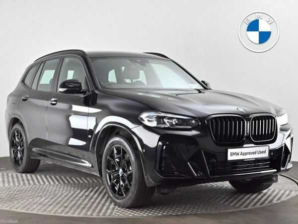 BMW X3 SUV, Petrol Plug-in Hybrid, 2024, Black